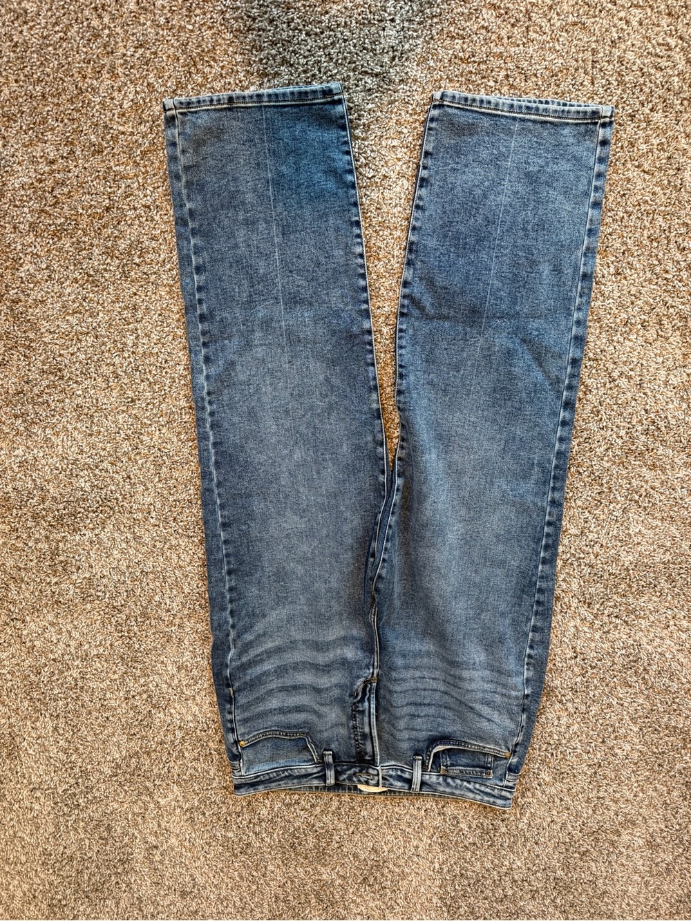 LC Lauren Conrad Straight-Leg Women's Jeans in Medium Blue Denim